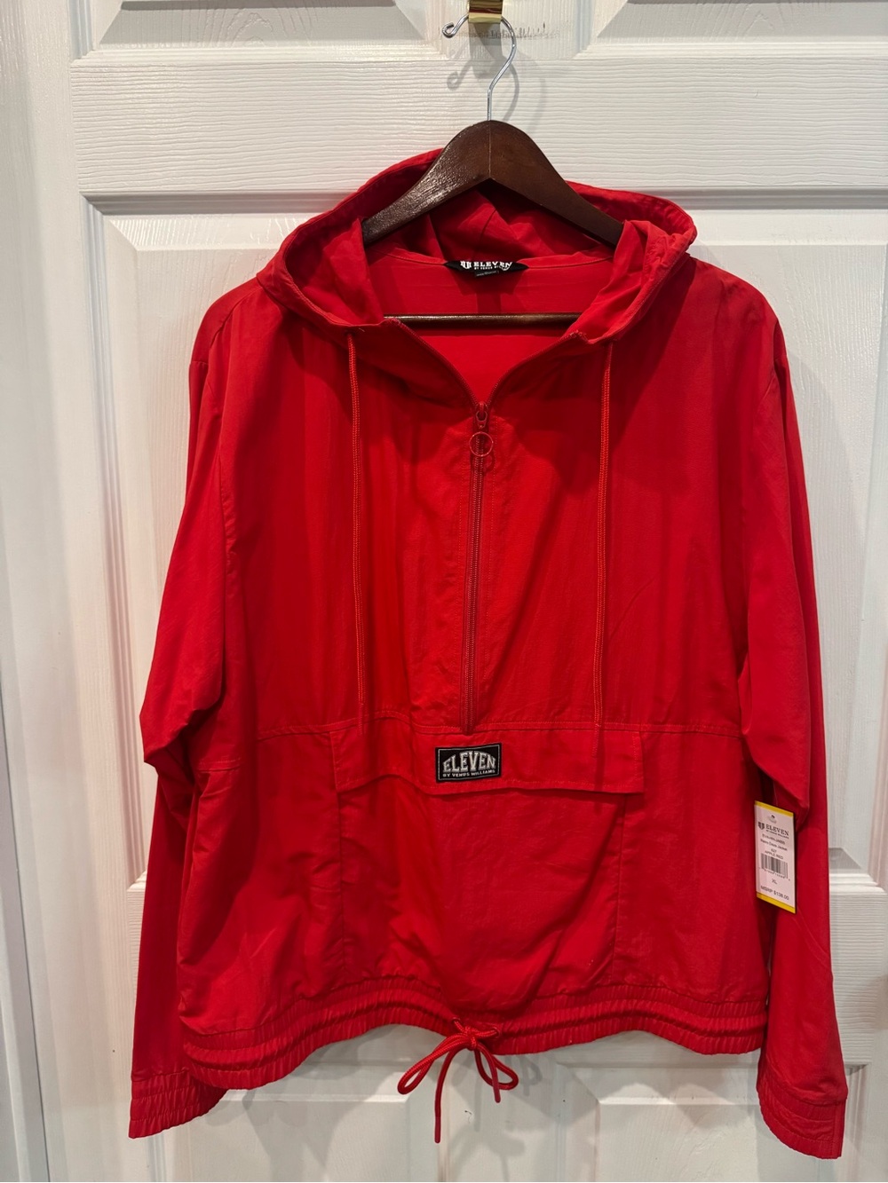 Eleven by Venus Williams Red Pullover Women’s Size XL 100% Nylon Unlined